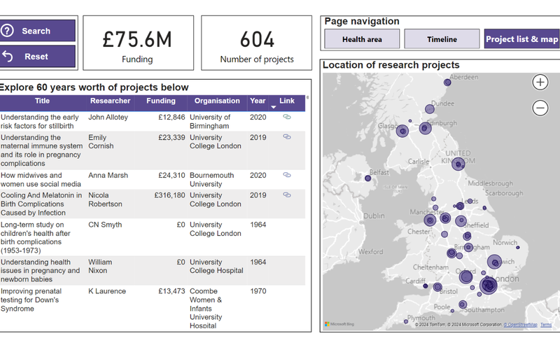 Wellbeing of women dashboard image