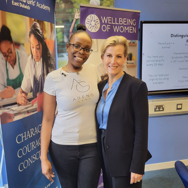 HRH The Duchess of Edinburgh and Tanya Simon Hall