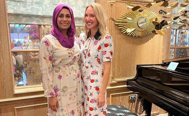 Wellbeing of Women Ambassadors Dr Nighat Arif and Rosie Nixon