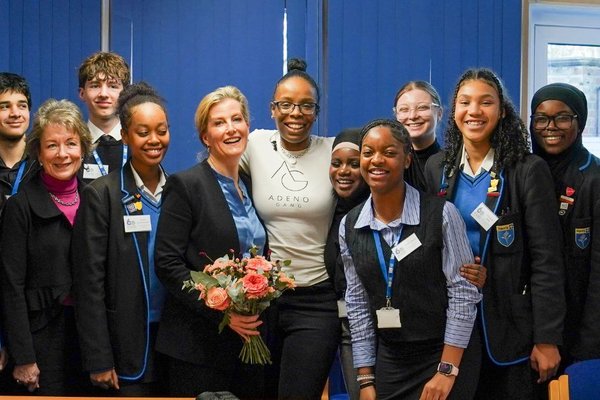 Students at a Wellbeing of Women schools workshop